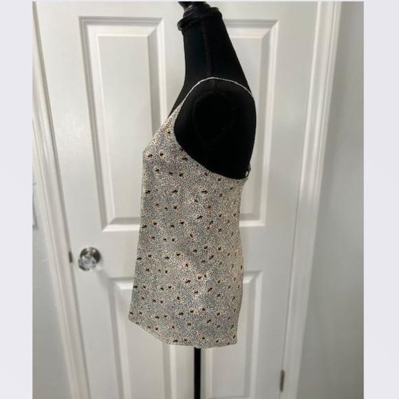 Floreat Silky V-Neck Camisole in Mint Motif from Anthropologie -Size Small - NWT - Picture 6 of 9